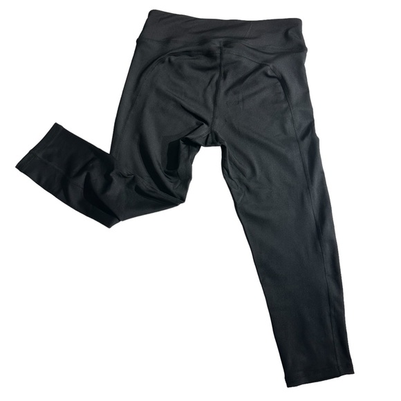 Under Armour Fitted Mid Rise Small Cropped Leggings, Black Legging Small - Picture 6 of 10